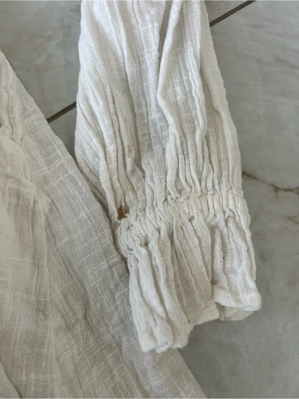 Free People White Lace Up Boho Mini Dress Size Small